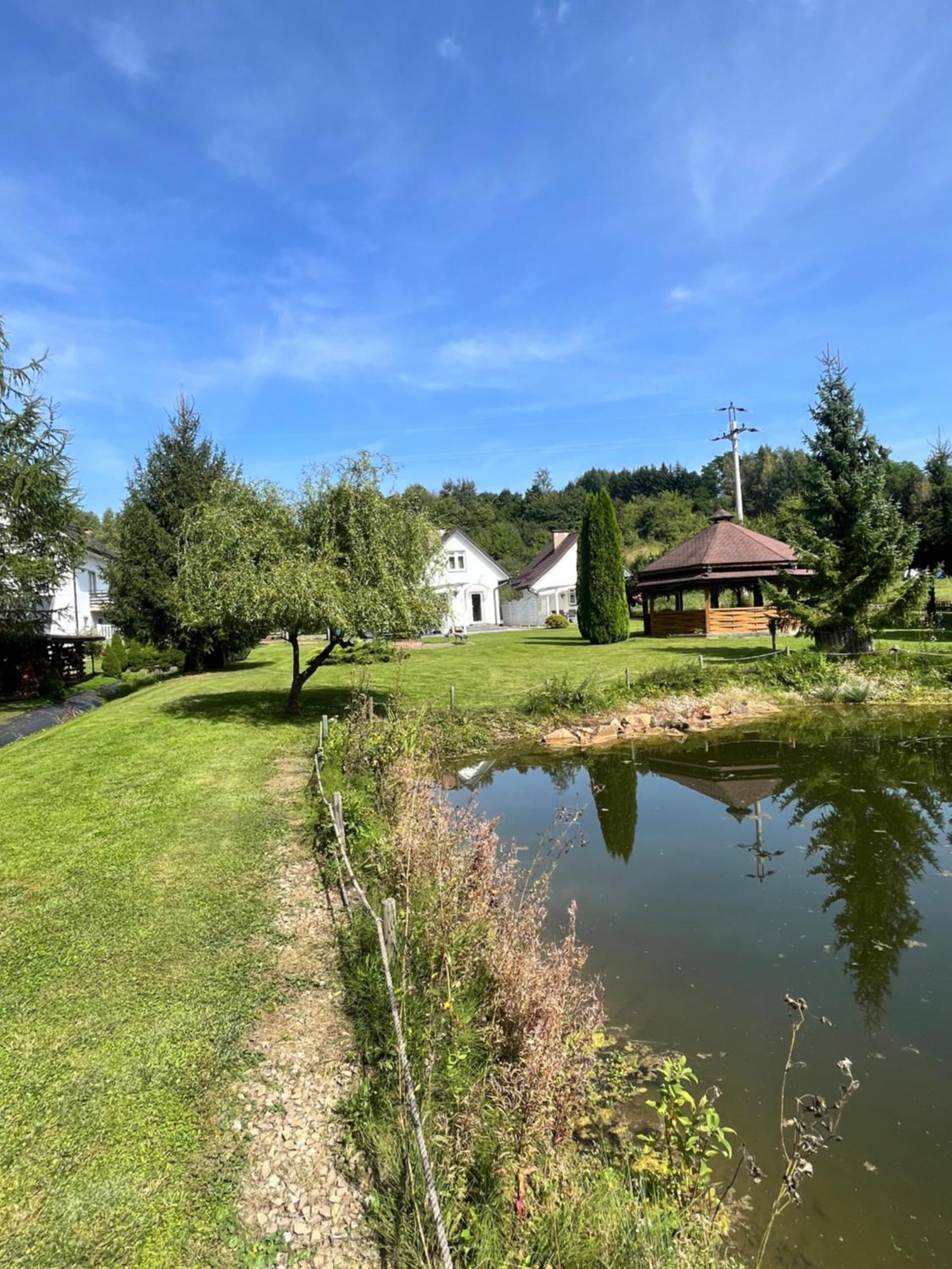 Domki Nad Stawem Uherce Uherce Mineralne Exteriör bild